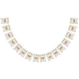 Banderines Bienvenido Ramadán, caligrafía árabe