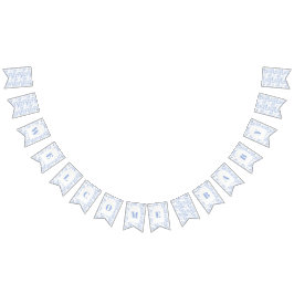 Banderines Blue Chinoiserie Toile de Jouy Baby Shower