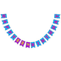 BLUE Happy Birday | Editable