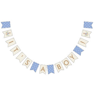 Banderines Blue It's A Boy Baby Shower Peter Rabbit
