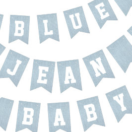 Banderines Blue Jean Baby Denim Baby Shower