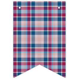 Banderines Blue y Red Plaid.