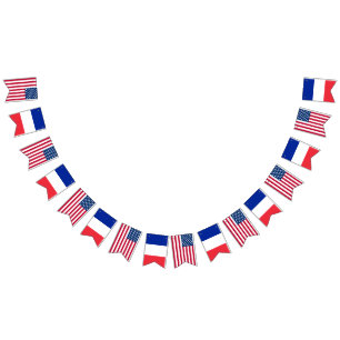 Banderines Boda de América en Francia