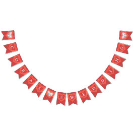 Banderines Boda de coral foto personalizado de 35 años