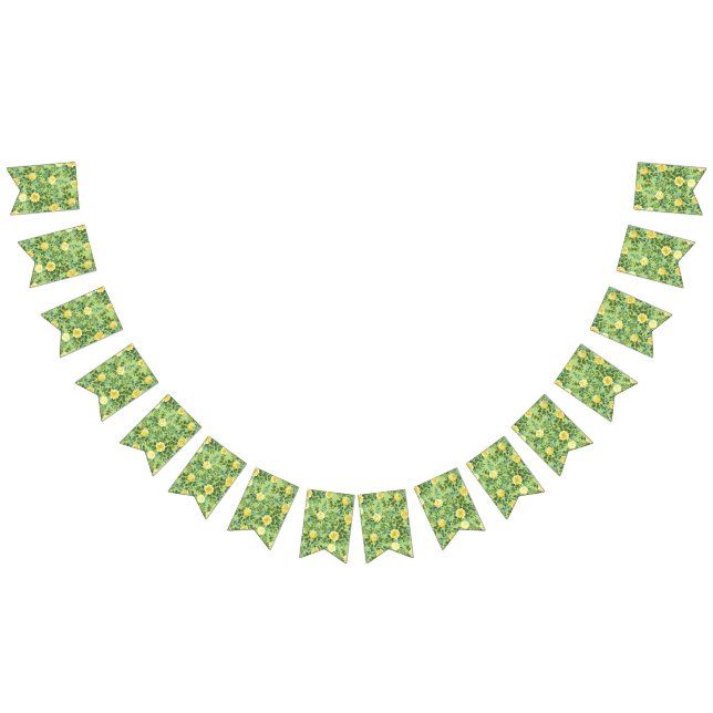 Banderines Boda de cosecha de Rosa de primavera amarilla y ve (Todo)