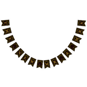 Banderines Boda de Gatsby Gold 2020