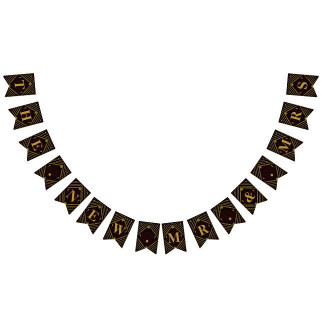 Banderines Boda de Gatsby Gold 2020 (Todo)