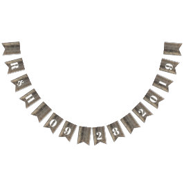 Banderines boda de granero de grano de leña rústico occidenta