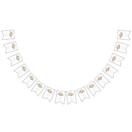 Banderines Boda de nombres verdes de sabios minimalistas