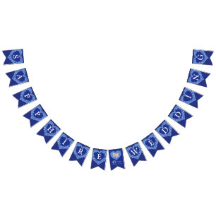 Banderines Boda de Sapphire 45º aniversario foto personalizad