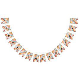 Banderines Boda Minimalista colorido