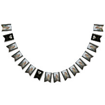 Boda personalizada de lunares dorados y negros