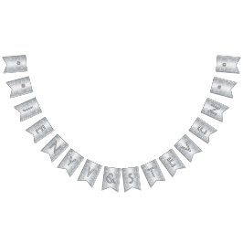 Banderines ☆ BODA Rahn Silver Purpurina Look