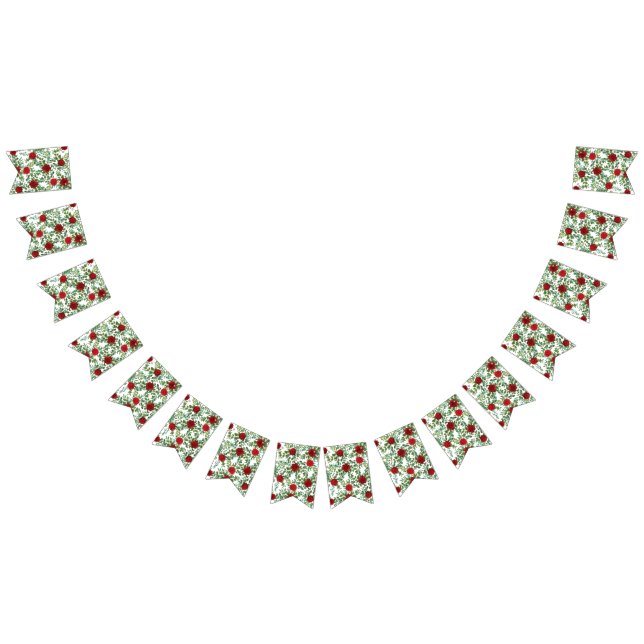 Banderines Boda Rosa Rojo Elegante Clásico (Todo)