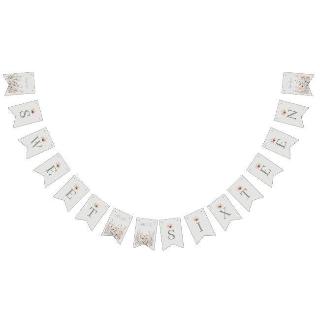 Banderines Boho Wildflower (Todo)