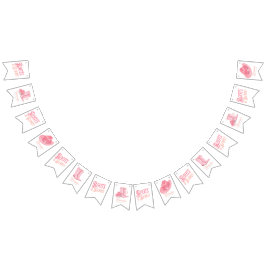 Banderines Boots & Bubbly Western Cowgirl Pink Brillain