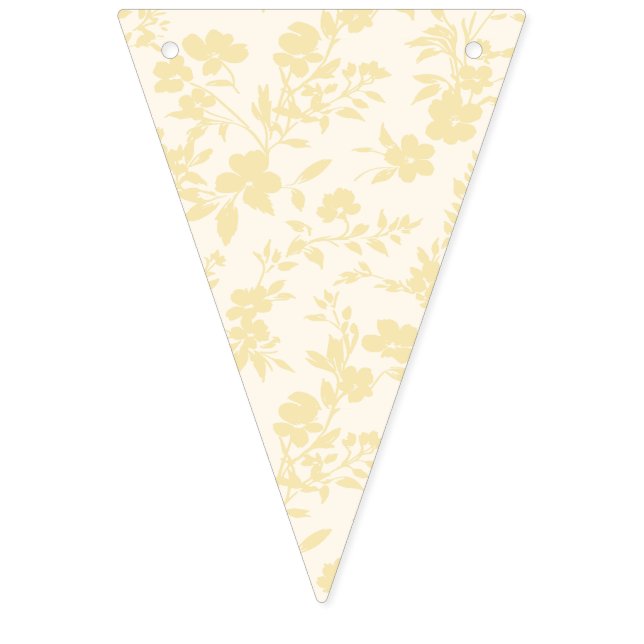 Banderines Botanical Garden Buttercream - Neutral (Primera bandera)