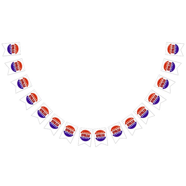 Banderines Botón Republicano (Todo)