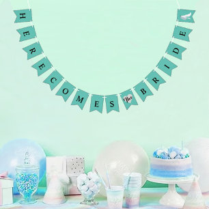 Banderines BRIDE Acá Viene El Fiesta De La Novia Bridal Showe