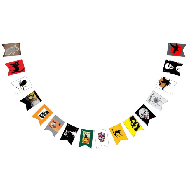 BANDERINES BUNTING BANNER VINTAGE HALLOWEEN IMÁGENES (Todo)