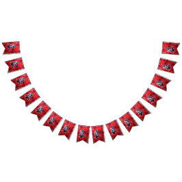 Banderines Bunting de arte aborigen del espíritu del fuego