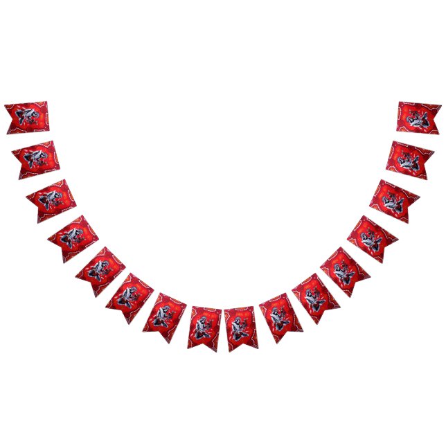 Banderines Bunting de arte aborigen del espíritu del fuego (Todo)