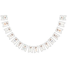 Bunting de cumpleaños feliz de avión personalizado