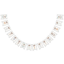 Banderines Bunting de cumpleaños feliz de avión personalizado