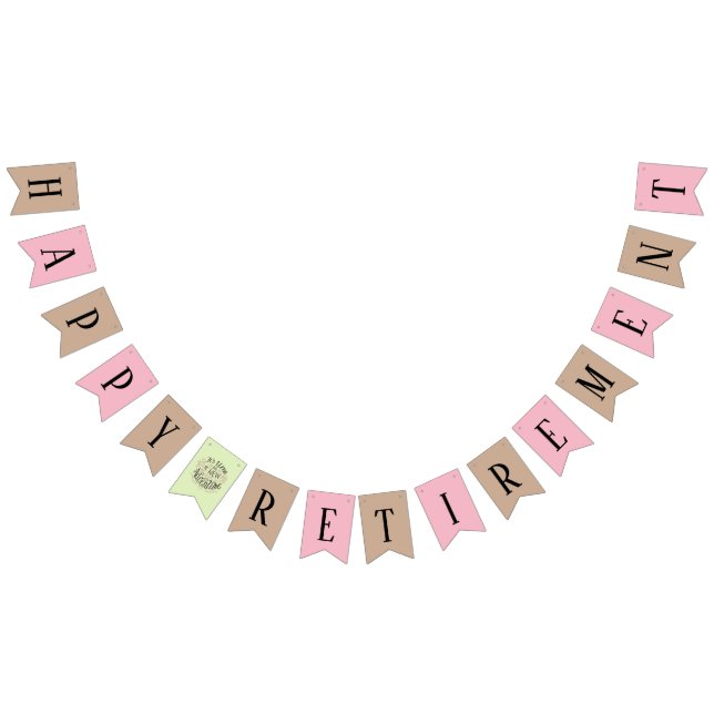 BANDERINES BUNTING DE FIESTA DE JUBILACIÓN (Todo)