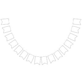 Banderines Bunting Fiesta personalizado ・ Boda y cumpleaños