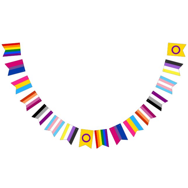 Banderines Bunting LGBTQ+ (Todo)