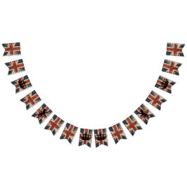 Banderines Bunting - Su Majestad el Jubileo Platino de la Rei