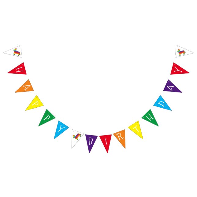 Banderines Burro arco iris Pinata Piñata Fiesta Fiesta Animal (Todo)