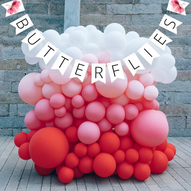 Banderines Butterflies Floral Bridal Shower (Subido por el creador)