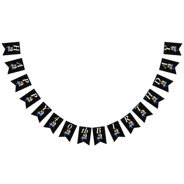 Banderines Cabello Rojo Flapper en una concha de estrellas bl (Todo)