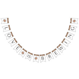 Banderines Café Ducha de novias - El amor se está gestando