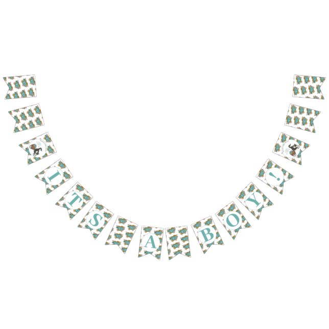 Banderines Calabaza pequeña es un Baby Shower de niño (Todo)