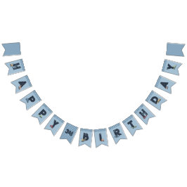 Banderines Camión de construcción personalizado feliz cumplea