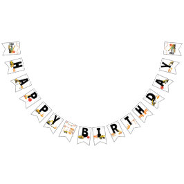 Banderines Camiones de construcción | Fiesta de cumpleaños pa