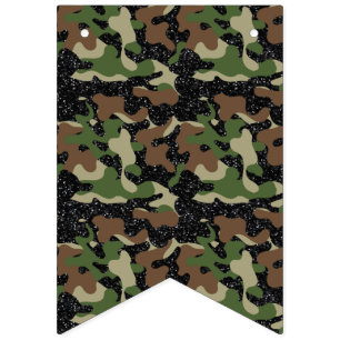 Banderines Camuflaje de bosque de EE. UU. Ejército Verde Oliv