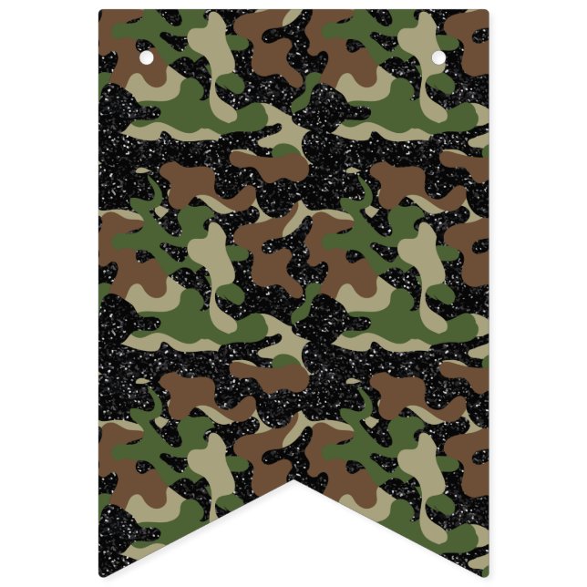 Banderines Camuflaje de bosque de EE. UU. Ejército Verde Oliv (Primera bandera)