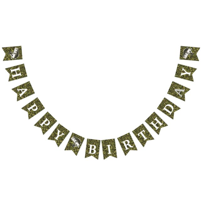 Banderines Camuflaje de pesca de Big Bass para los hombres fe (Todo)