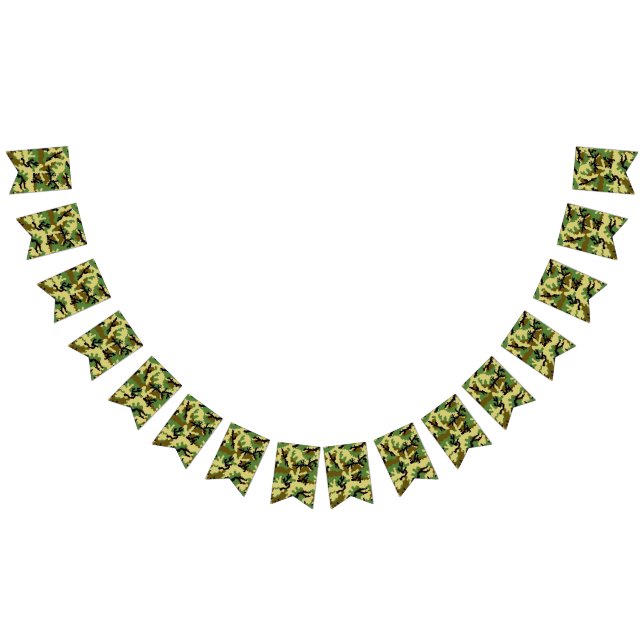 Banderines Camuflaje de Woodland (Todo)