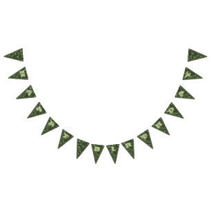 Banderines Camuflaje disruptivo de la montaña verde