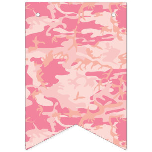Banderines Camuflaje rosa. Camo tu