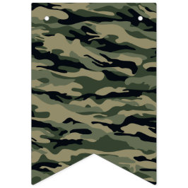 Banderines Camuflaje verde. Camo tu