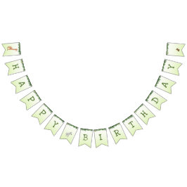 Banderines Cañones de Safari felices cumpleaños