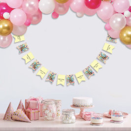 Banderines Caprichosa gata hada atigrada pastel Floral Fantas