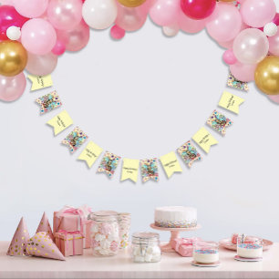 Banderines Caprichosa gata hada atigrada pastel Floral Fantas