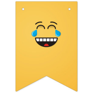 Banderines Cara con lágrimas de alegría